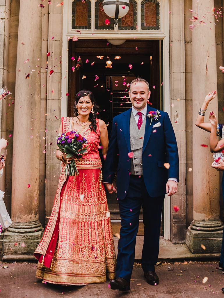 The marriage of Roshni and Stephen